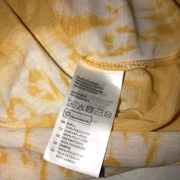 Tie Dye Yellow Cami - Picture 3 of 3